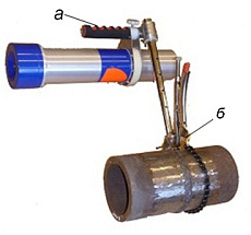 Цепное устройство крепления моноблока «0,3 СБК 160» на трубы Ø 20 ÷ 159 мм